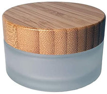 Lade das Bild in den Galerie-Viewer, Premiumglas 100 mL Glastiegel - erstklassige Verarbeitung - mit Bambusdeckel - ökologisch wertvoll