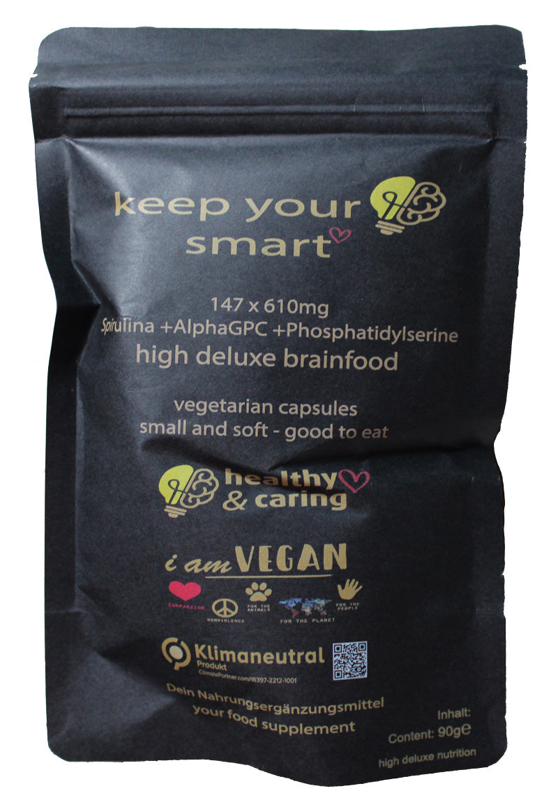 Brainfood Komplex – Alpha GPC, Spirulina & Phosphatidylserin