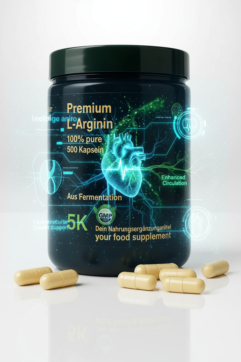 L-Arginin Base – 500 vegane Kapseln à 500 mg