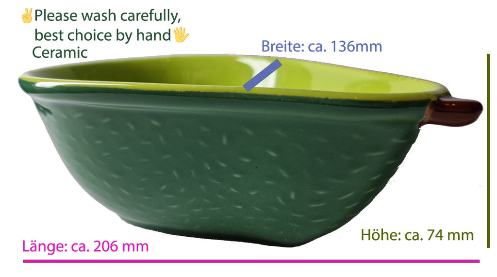 Avocado Schale aus Keramik - verschiedene Grössen