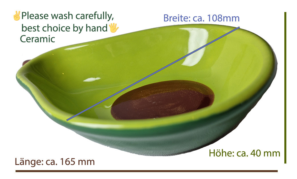 Avocado Schale aus Keramik - verschiedene Grössen